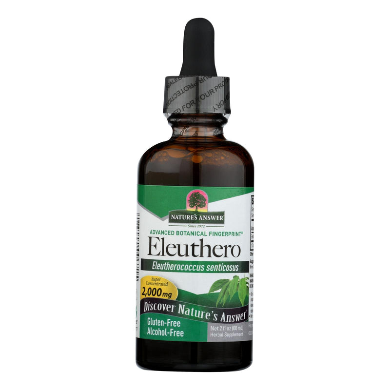 Nature's Answer - Eleuthero Root Alcohol Free - 2 fl Ounce