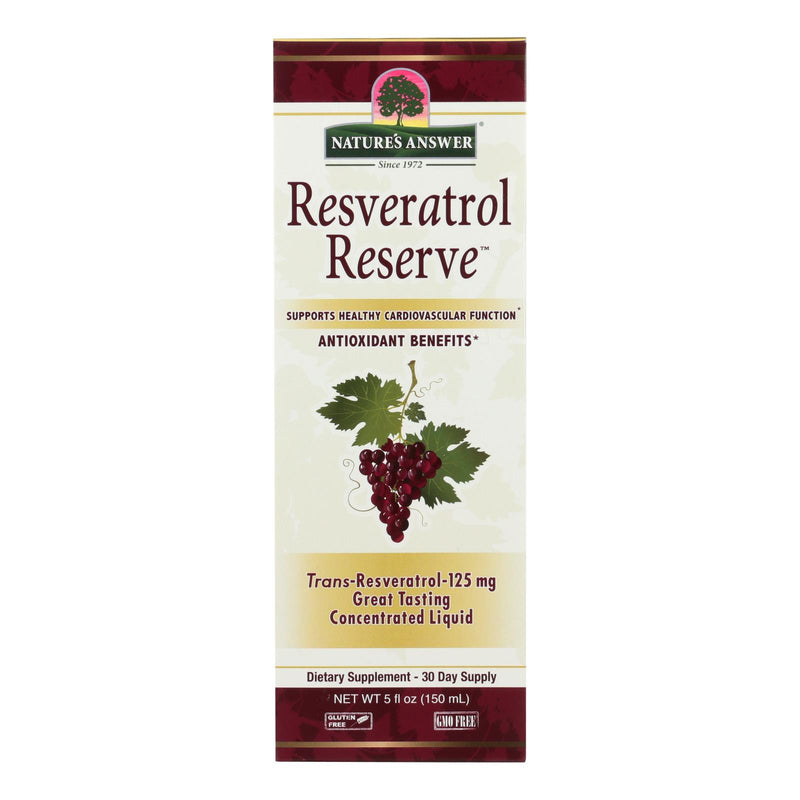 Nature's Answer - Resveratrol Reserve Alcohol Free - 5 fl Ounce