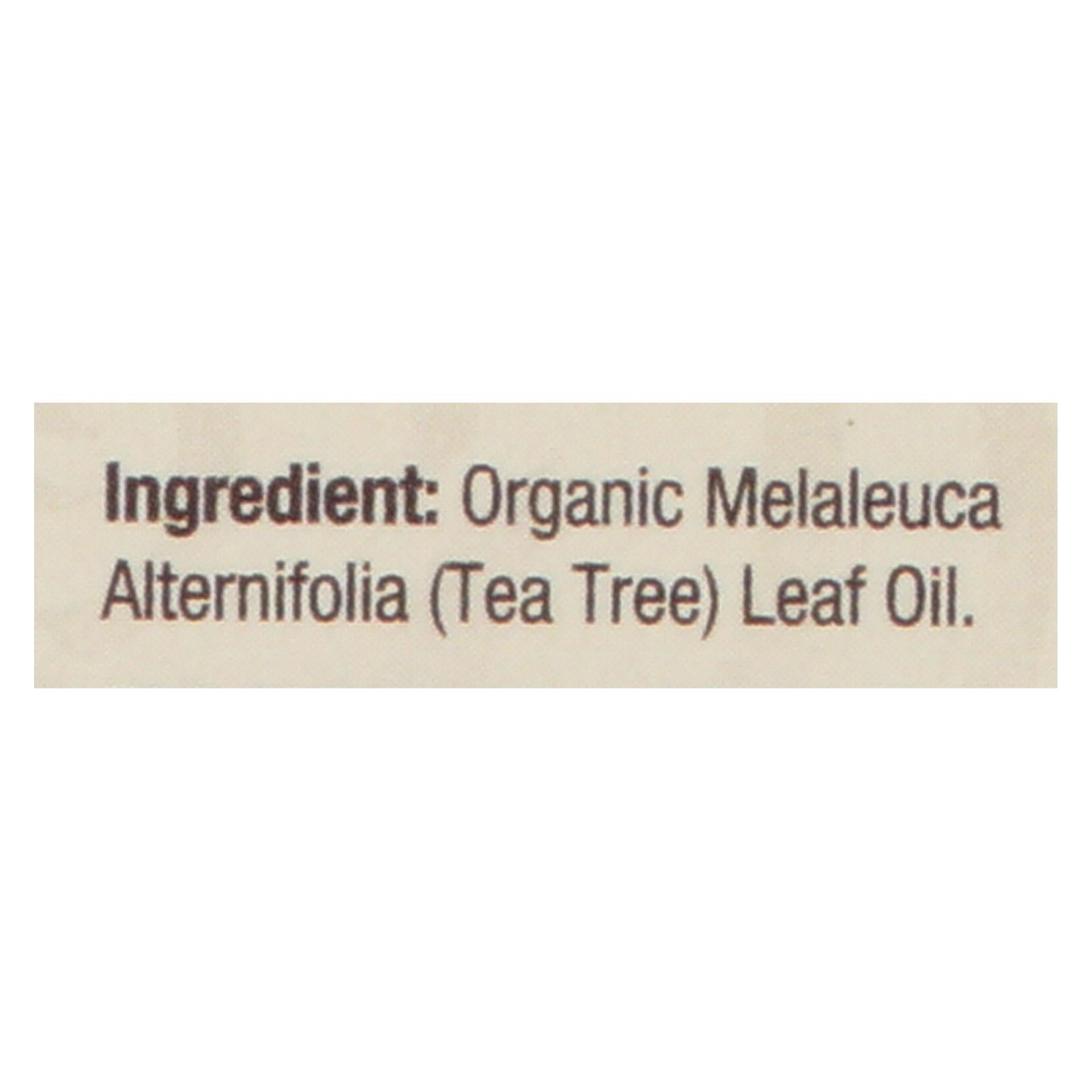 Nature's Answer - Organic Essential Oil - Tea Tree - 0.5 Ounce.