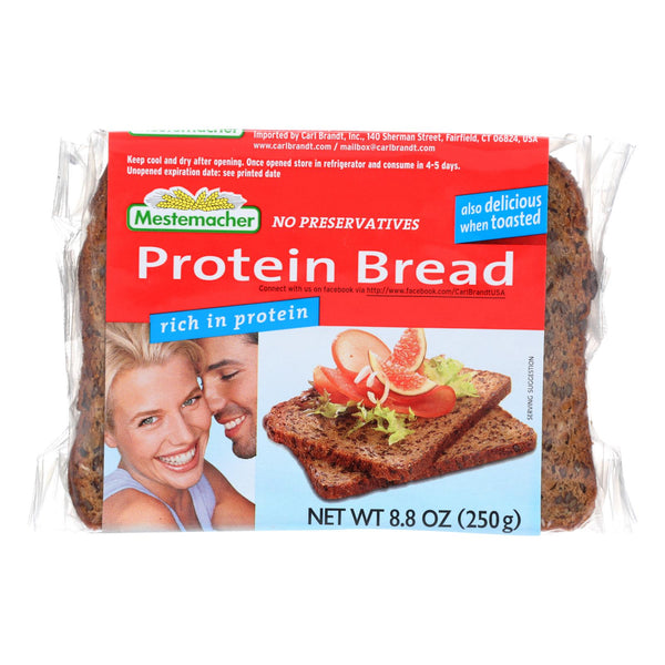 Mestemacher Bread Bread - Protein - Case of 9 - 8.8 Ounce