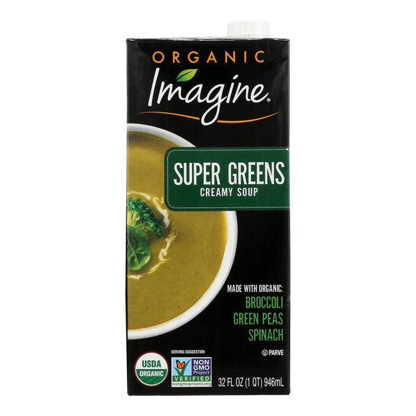 Imagine Foods - Soup Spr Greens Creamy - Case of 6-32 Fluid Ounce