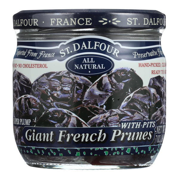 St Dalfour Prunes - French - Giant - With Pits - 7 Ounce - Case of 6
