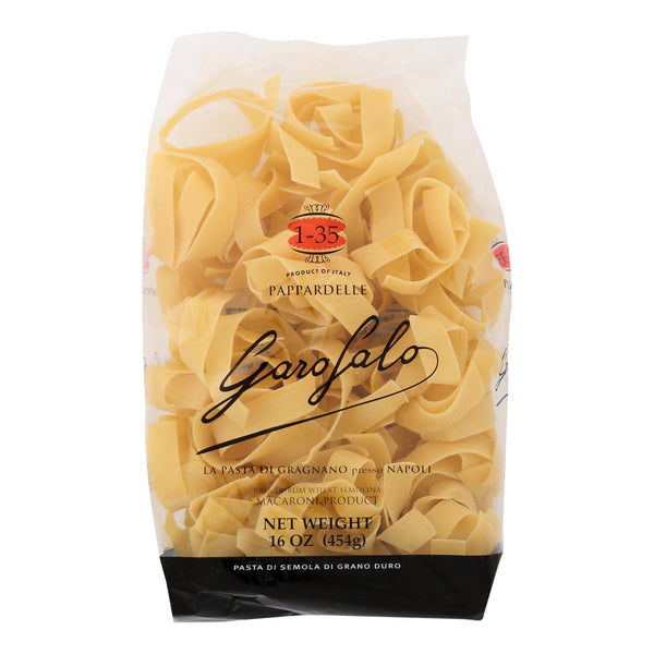 Garofalo Italian Pappardelle Pasta - Case of 12 - 16 Ounce.