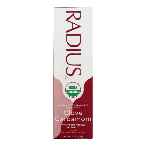 Radius - Tthpste Clove Cardmom - 1 Each - 3 Ounce