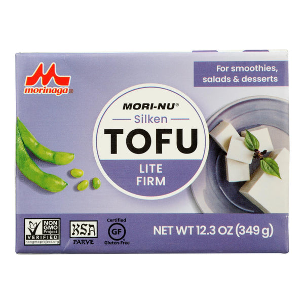 Mori-Nu Silken Tofu - Lite Firm - Case of 12 - 12.3 Ounce.
