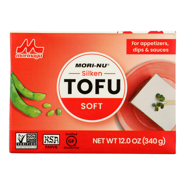 Mori-Nu Soft Silken Tofu - Tetra - Case of 12 - 12 Ounce.