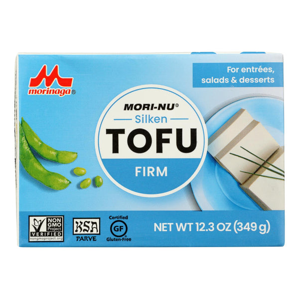 Mori-Nu Silken Tofu - Firm - Case of 12 - 12.3 Ounce.