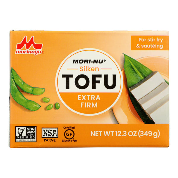 Mori-Nu Silken Tofu - Extra Firm - Case of 12 - 12.3 Ounce.