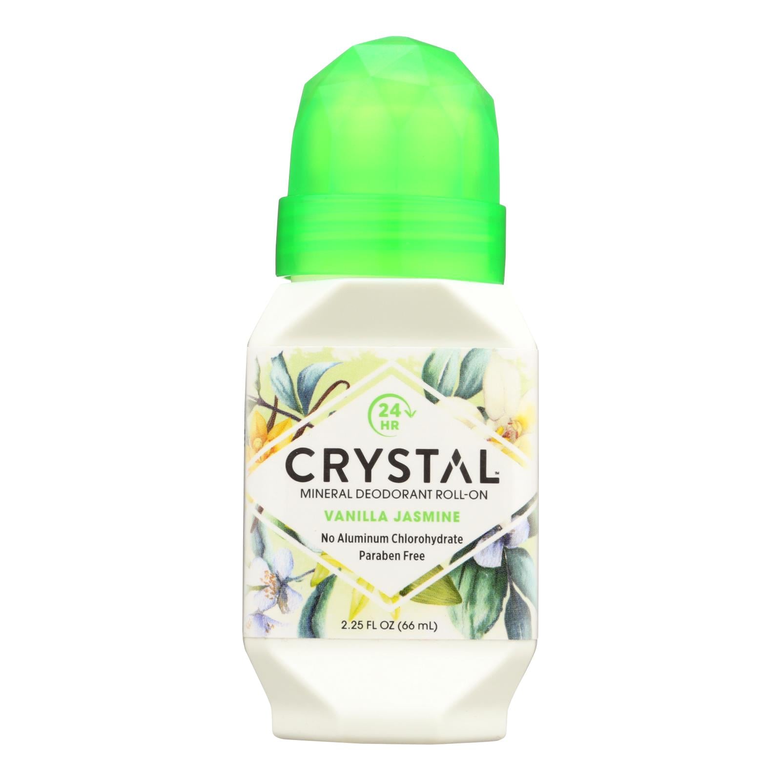 Crystal Deodorants Crystal Essence - Roll-On - Vanilla Jasmine - 2.25 Ounce