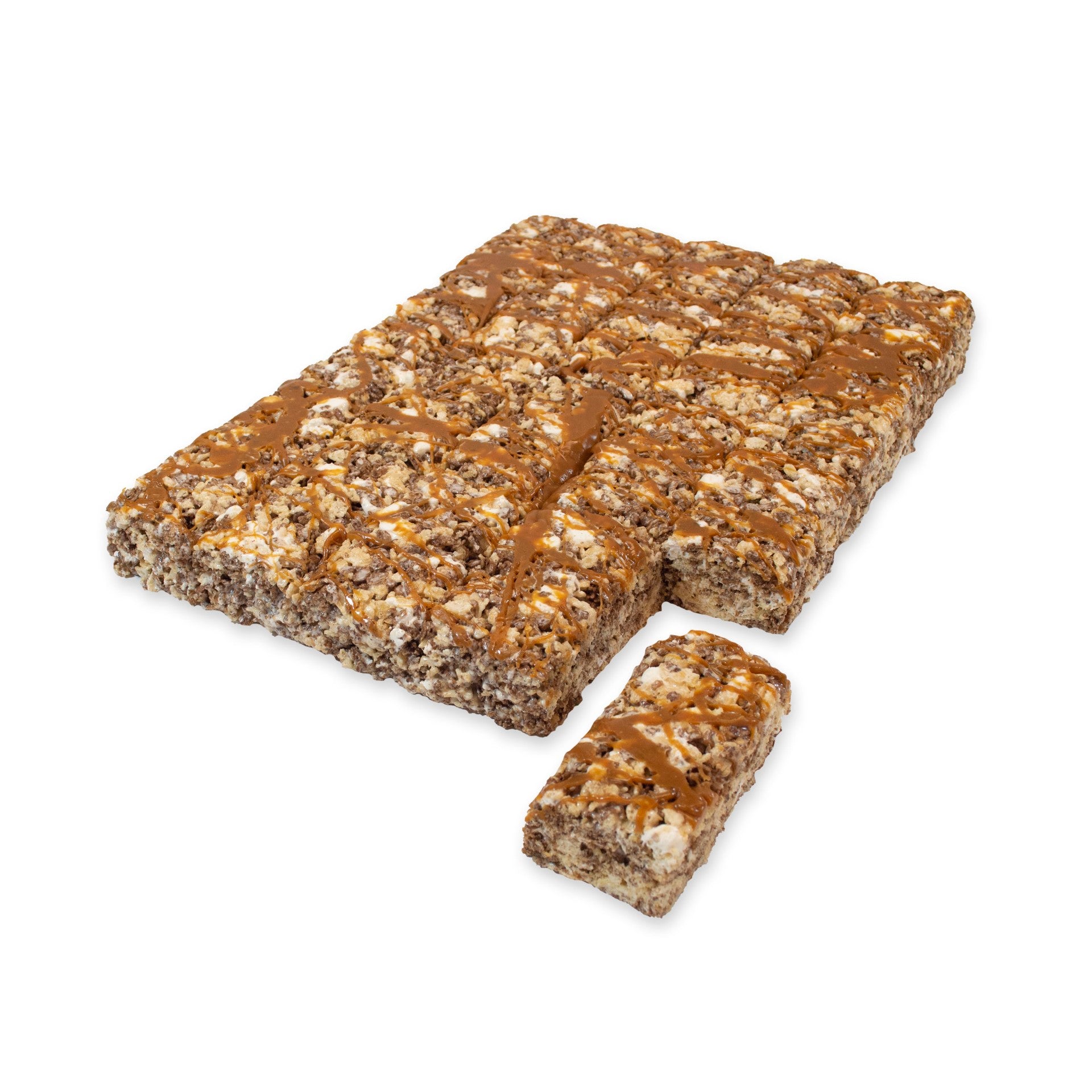 Bar Crispy Sea Salt Cocoa Caramel Half Slab Precut 4"x4"1 Each - 3 Per Case.
