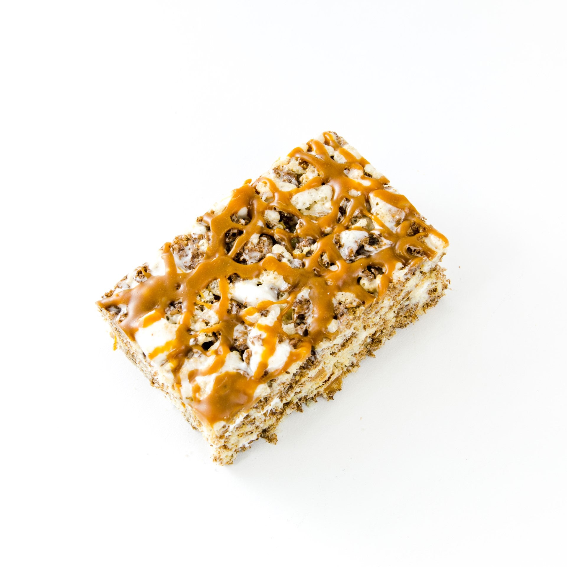 Bar Crispy Sea Salt Cocoa Caramel Half Slab Precut 4"x4"1 Each - 3 Per Case.