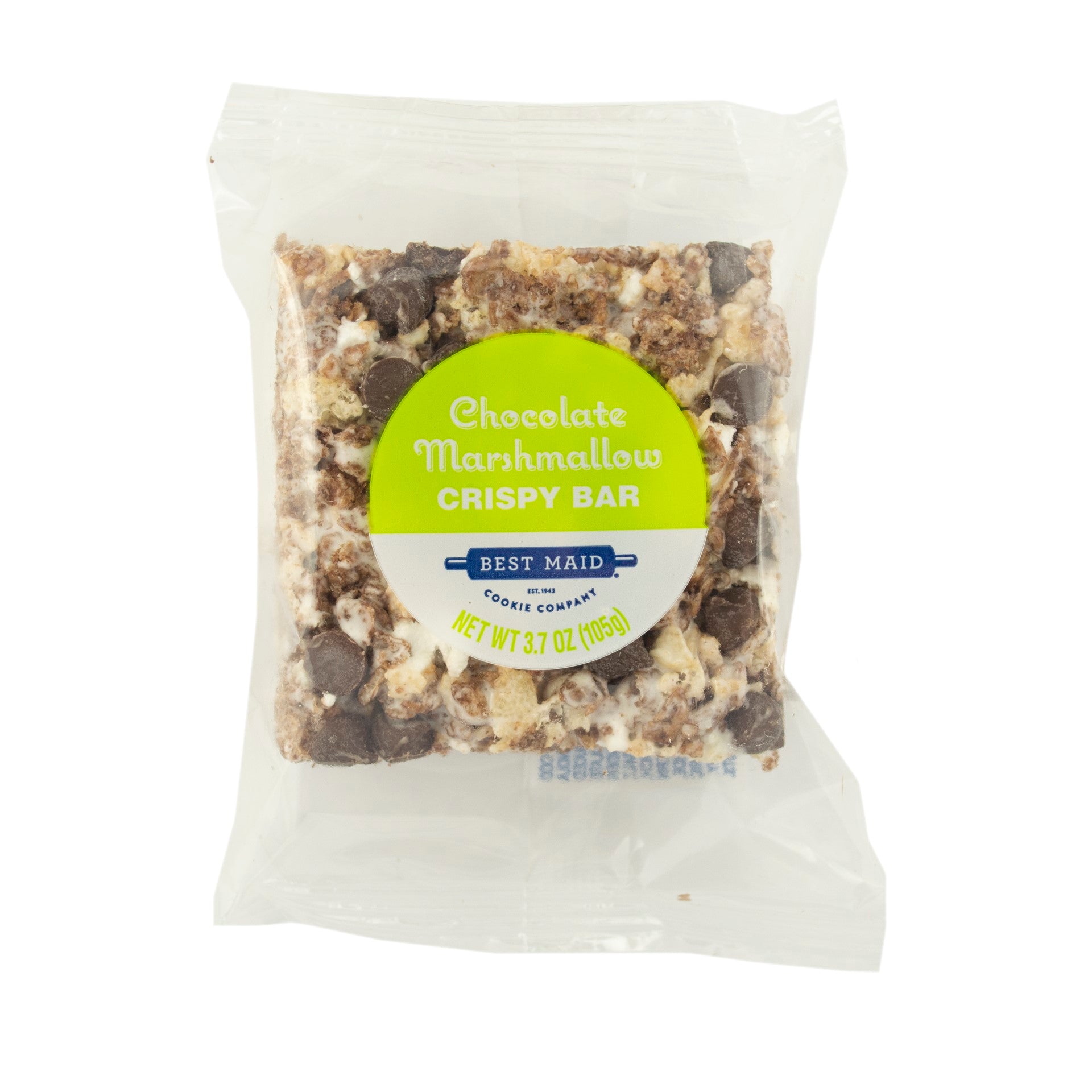 Bar Crispy Individually Wrapped Thick Chocolate Marshmallow3.7 Ounce Size - 24 Per Case.