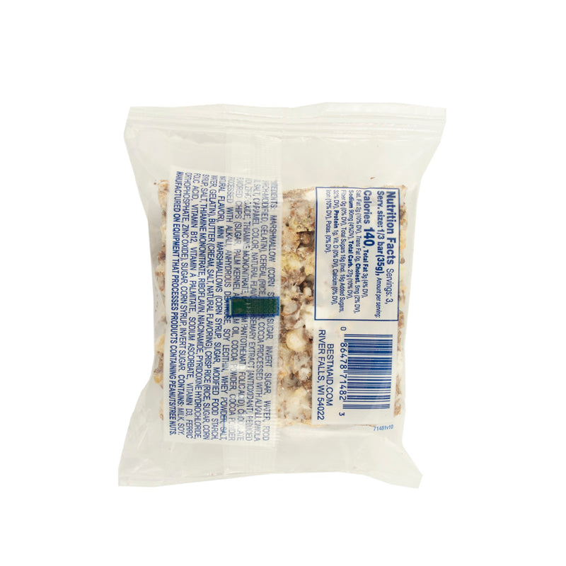 Bar Crispy Individually Wrapped Thick Chocolate Marshmallow3.7 Ounce Size - 24 Per Case.