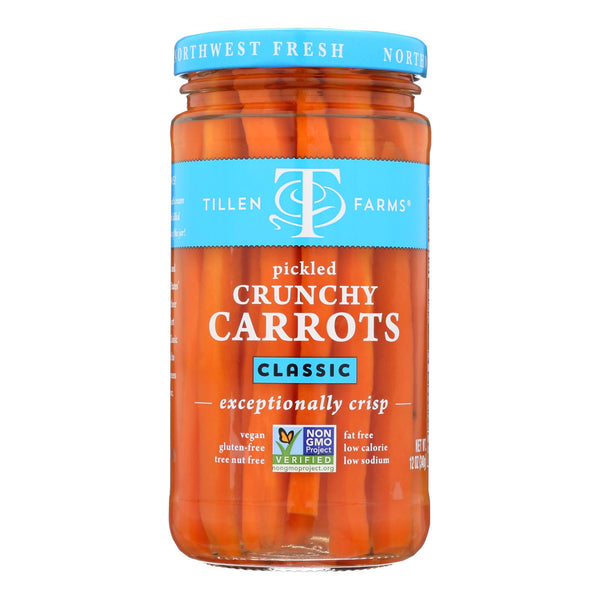 Tillen Farms Carrots - Pickled - Crispy - 12 Ounce - case of 6