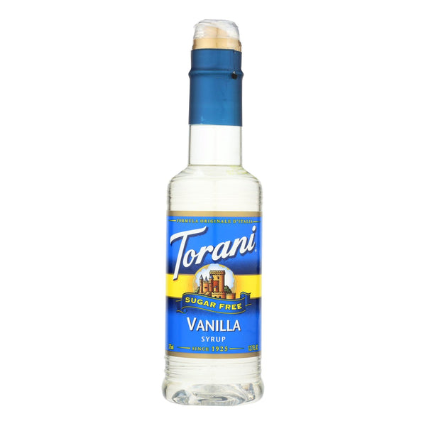 Torani - Coffee Syrup - Sugar Free Vanilla - Case of 4 - 12.7 fl Ounce.