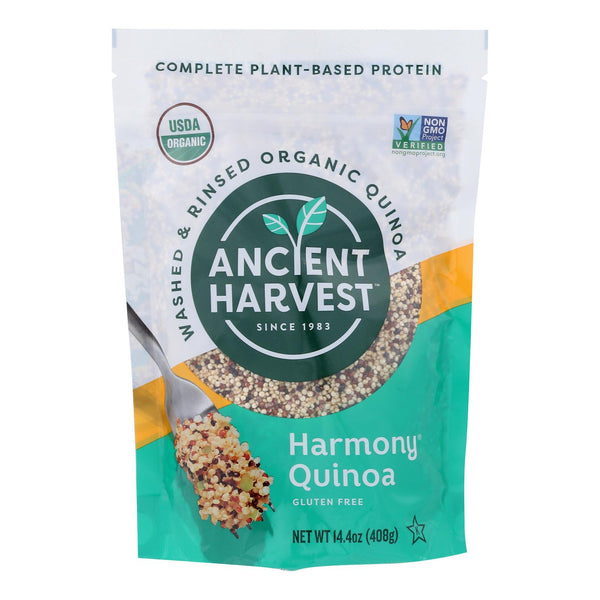 Ancient Harvest Organic Quinoa - Tri-Color Harmony Blend - Case of 12 - 14.4 Ounce