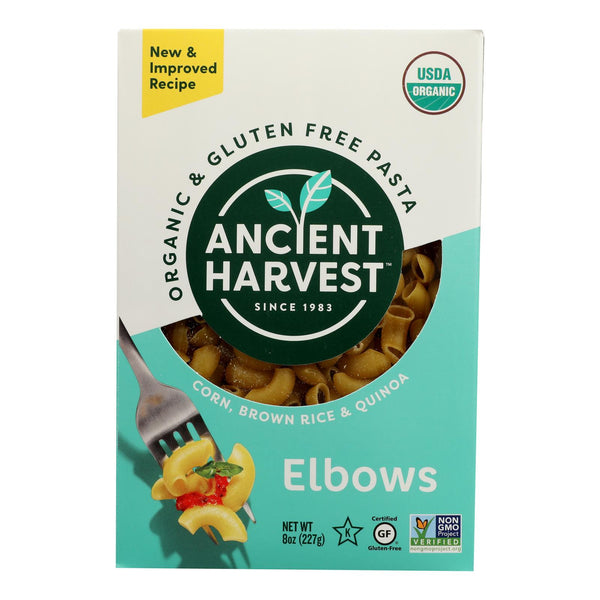 Ancient Harvest Organic Quinoa Supergrain Pasta - Elbows - Case of 12 - 8 Ounce