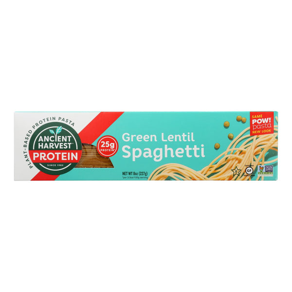 Ancient Harvest Green Lentil & Quinoa Supergrain Pasta - Spaghetti - Case of 6 - 8 Ounce