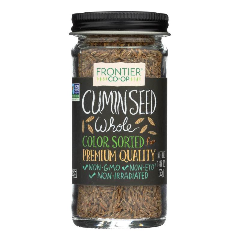 Frontier Herb Cumin Seed - Whole - Dewhiskered - 1.87 Ounce