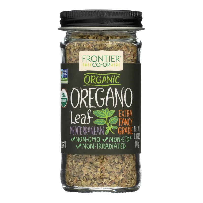 Frontier Herb Oregano Leaf - Organic - Flakes - Cut and Sifted - Fancy Grade - .36 Ounce