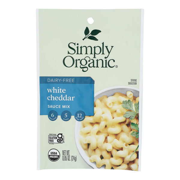 Simply Organic - Sauce Mix Wht Ched Df - Case of 12-.85 Ounce