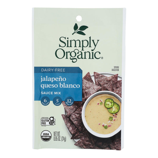 Simply Organic - Sauce Mx Jalap Queso Df - Case of 12-.85 Ounce