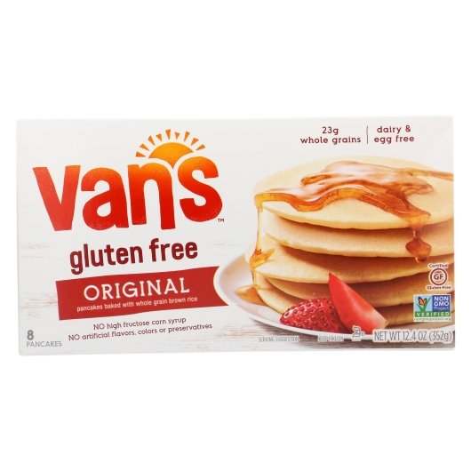 Van's Pancake Gluten Free Totally Natural 12.4 Ounce Size - 12 Per Case.