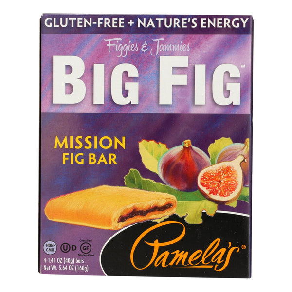 Pamela's Products - Gluten-Free Big Fig Bar - Mission Fig - Case of 8 - 5.64 Ounce.