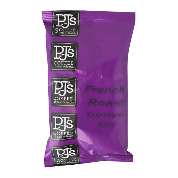 Pj's Coffee Of New Orleans French Roast 2.5 Ounce Size - 36 Per Case.