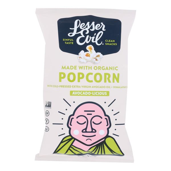Lesser Evil - Popcorn Avocado-licious - Case of 12-4.6 Ounce