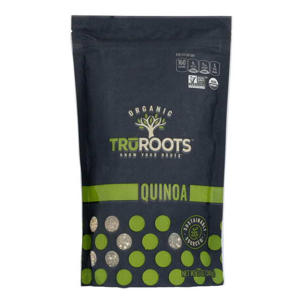 Truroots Organic Quinoa - Whole Grain - Case of 6 - 12 Ounce.