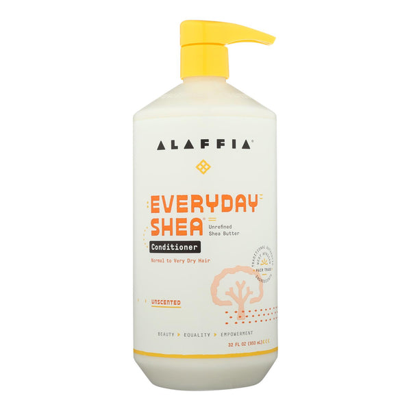 Alaffia Everyday Shea Moisturizing Unscented Conditioner  - 1 Each - 32 Fluid Ounce