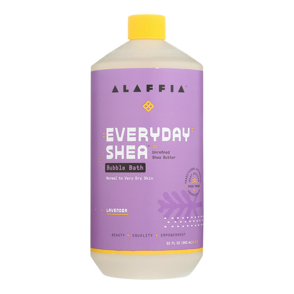 Alaffia - Everyday Bubble Bath - Lavender - 32 fl Ounce.
