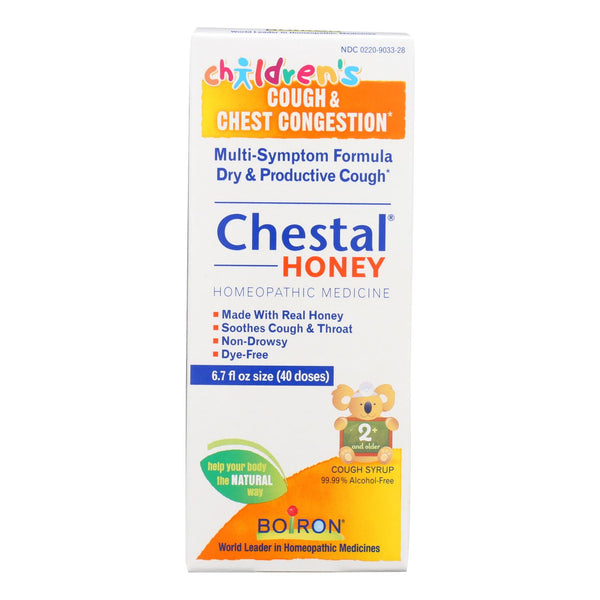 Boiron - Chestal - Cough and Chest Congestion - Honey - Childrens - 6.7 Ounce