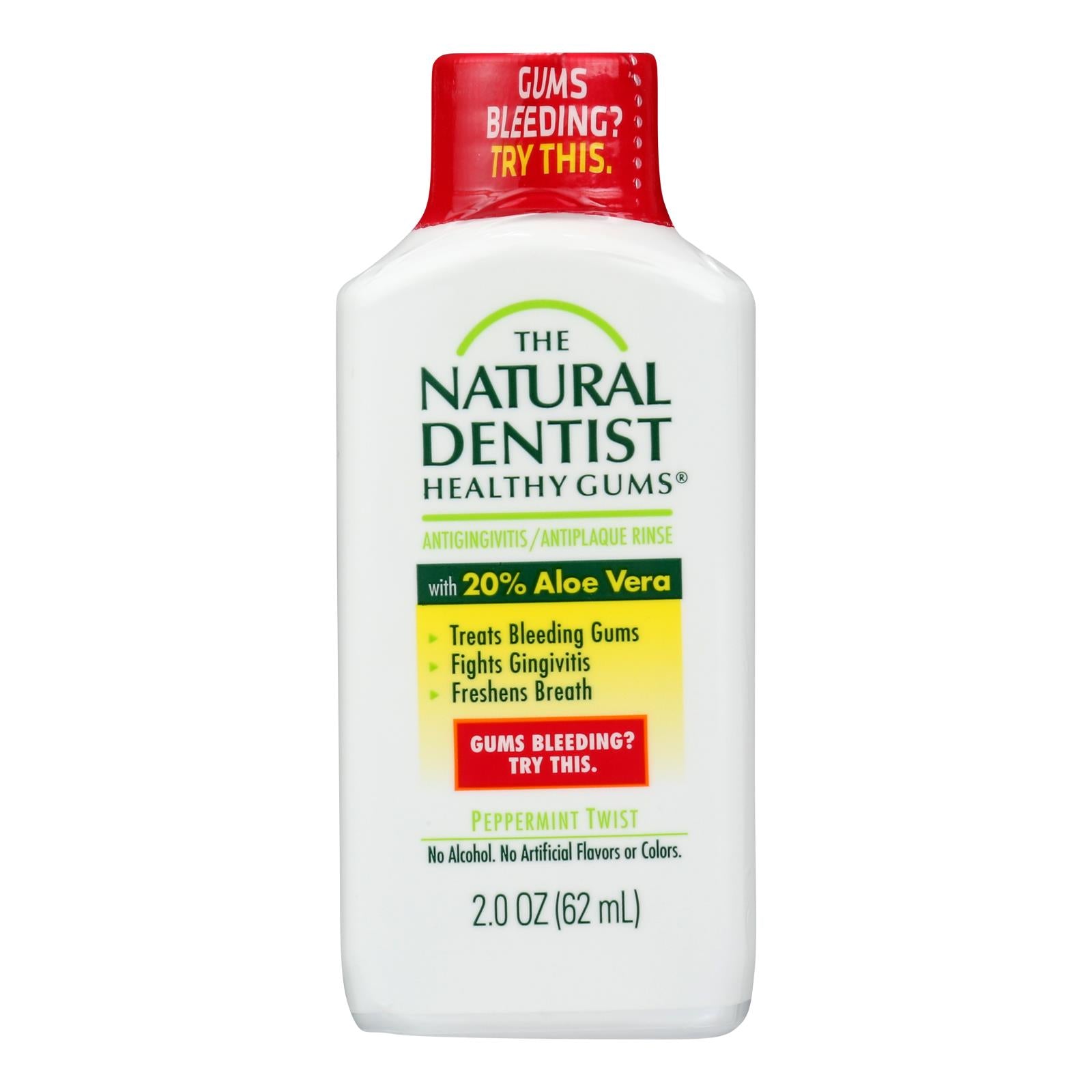 Natural Dentist Anti Gingivitis Rinse - Healthy Gums - Peppermint Twist - 2 Ounce