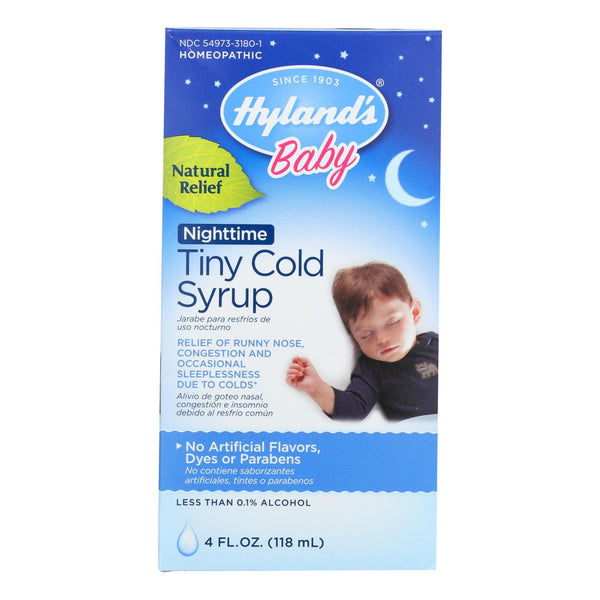 Hylands Homepathic Cold Syrup - Nighttime Tiny - Baby - 4 fl Ounce