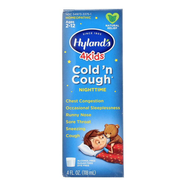 Hylands Homeopathic - 4kids Night Cold N Cough - 1 Each - 4 Fluid Ounce