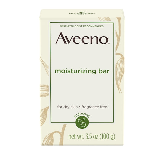 Aveeno Moisturizing Facial Cleansing Bar 3.5 Ounce Size - 24 Per Case.
