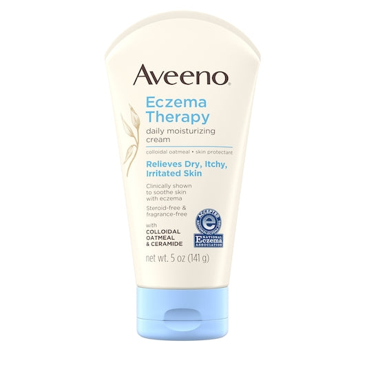 Aveeno Eczema Therapy Cream With Colloidal Oat & Ceramide 5 Ounce Size - 12 Per Case.