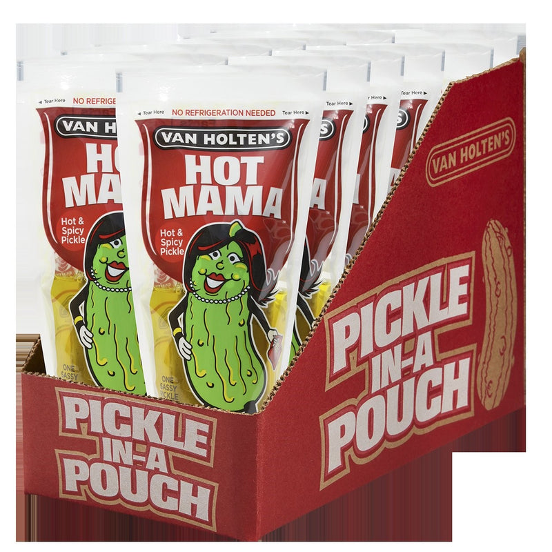Van Holten's King Size Hot Mama Hot Pickle 1 Each - 12 Per Case.