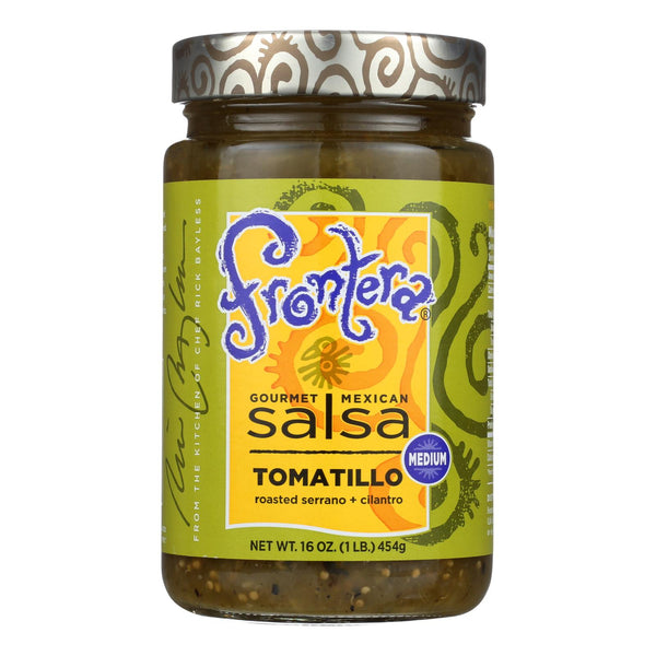 Frontera Foods Tomatillo Salsa - Tomatillo - Case of 6 - 16 Ounce.
