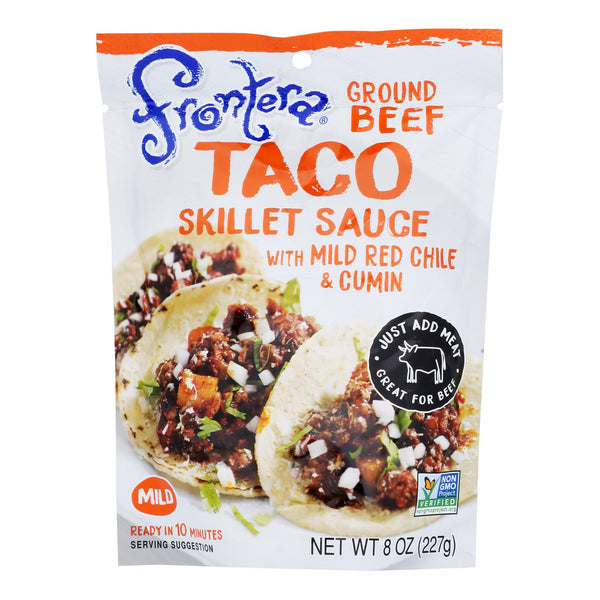 Frontera Foods Texas Original Taco Skillet Sauce - Taco Skillet Sauce - Case of 6 - 8 Ounce.