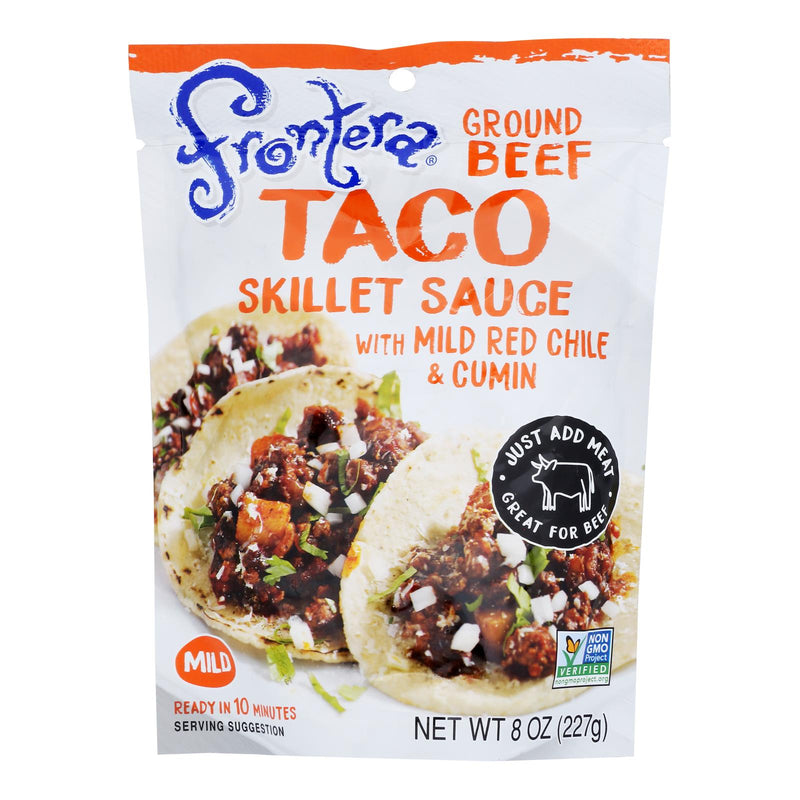 Frontera Foods Texas Original Taco Skillet Sauce - Taco Skillet Sauce - Case of 6 - 8 Ounce.
