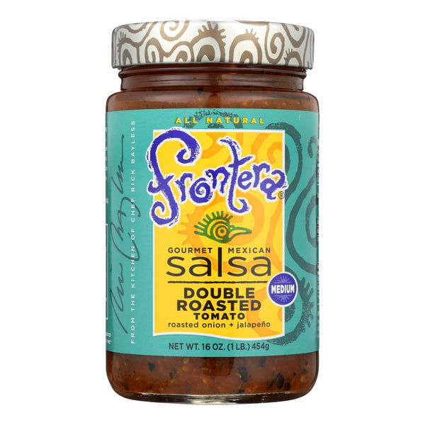 Frontera Foods Double Roasted Tomato Salsa - Tomato Salsa - Case of 6 - 16 Ounce.