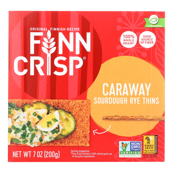 Finn Crisp Crispbread - Caraway - 7 Ounce - case of 9