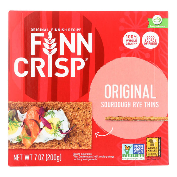 Finn Crisp Original - Whole Grain - Case of 9 - 7 Ounce.