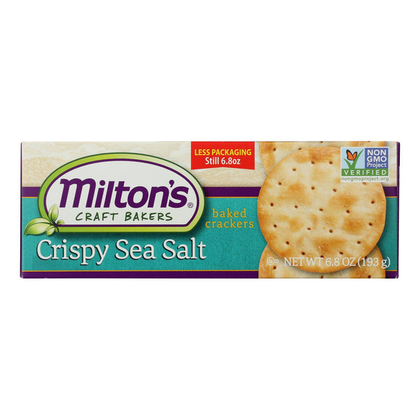 Miltons - Cracker Crispy Sea Salt - Case of 8-6.8 Ounce