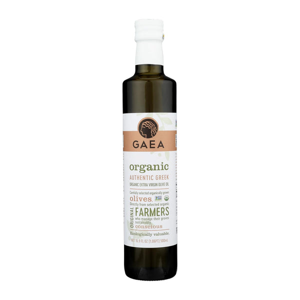 Gaea Olive Oil - Organic - Extra Virgin - 17 Ounce - case of 6
