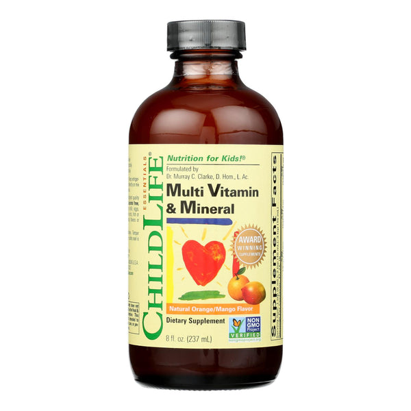 Childlife Multi Vitamin and Mineral Natural Orange Mango - 8 fl Ounce