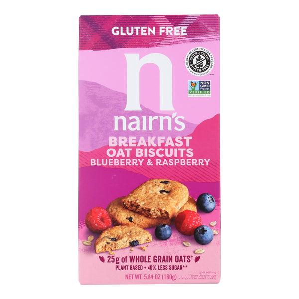 Nairn's - Biscuits Bluberry & Raspberry - Case of 6-5.64 Ounce